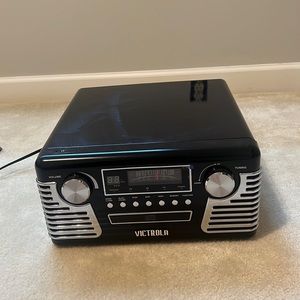 Victrola record, cd, and radio player